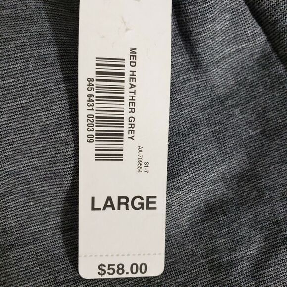 ANA Womens Blazer Jacket Large Gray Military Style Open Front Shoulder Epaulets - Picture 10 of 12